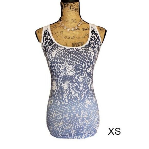 Women's Tank Top Athletic Racerback Workout Graphic Tank XS NWOT - Picture 1 of 6